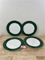 Galaxy Green Platter Plate set of 4