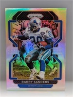 2021 NFL Prizm Barry Sanders Silver