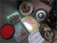 Grouping of serving trays