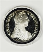 1780 Restrike Austria Maria Theresa Silver Coin