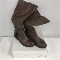 New Brown leather boots