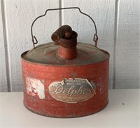 Vintage 1 Gallon Delphos Gas Can