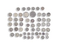 46 US & International Silver Coin Lot