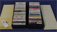2 Boxes Various Music Cassette Tapes