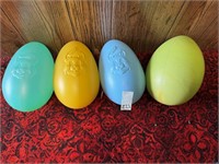 3 XL Plastic Easter Eggs
