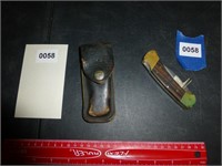 Vintage "Buck" Pocket Knife W/ Case