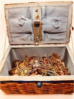 Box of Estate Jewelry some signed pcs