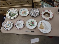 Eight Collectible Plates