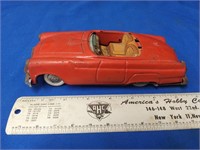 Tin Toy Car - Maker Unknown. Tires Good