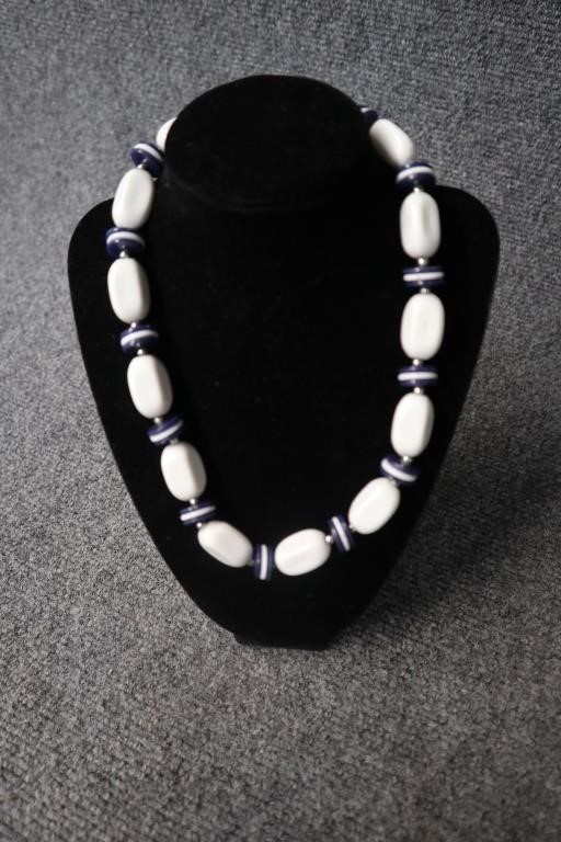 Vintage Blue/White Necklace