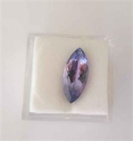 Tanzanite Marquise cut purple/blue 2.88ct