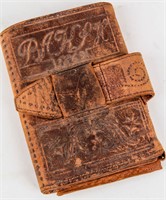 1869 Post Civil War Western Leather Man's Wallet