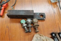 Trailer hitch and balls