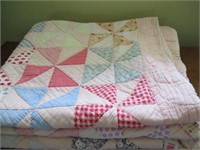 Great Condition Pink Handmade Quilt