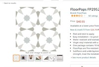 FloorPops FP2952 Stellar Peel & Stick Floor tile