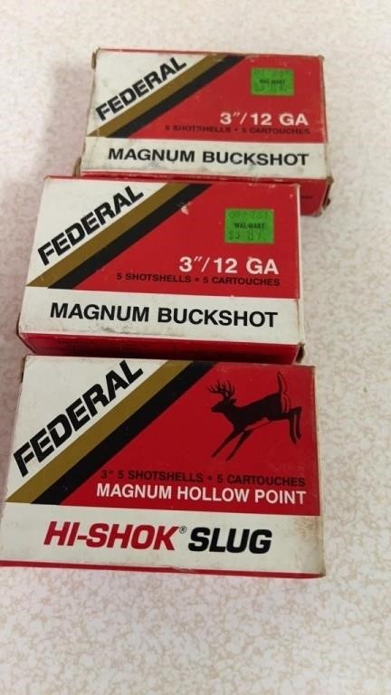 15 Shotgun Shells for 12 Gauge