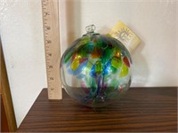 “Tree of Family” Art Glass Ball