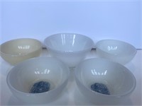 Fire King Milk Glass Bowls & Others