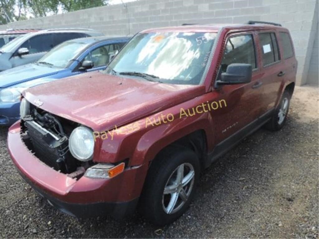 2013 Jeep Patriot 1C4NJPBA8DD213486 Red