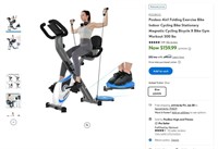 N3057  Pooboo 4in1 Fold Exercise Bike Indoor