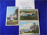 3 Vintage Post Cards from City of Winnipeg