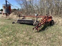 Shop built swath fluffer on hyd and PTO
