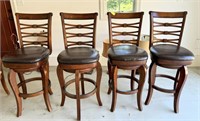 4 Barstools as-is Lots of wear