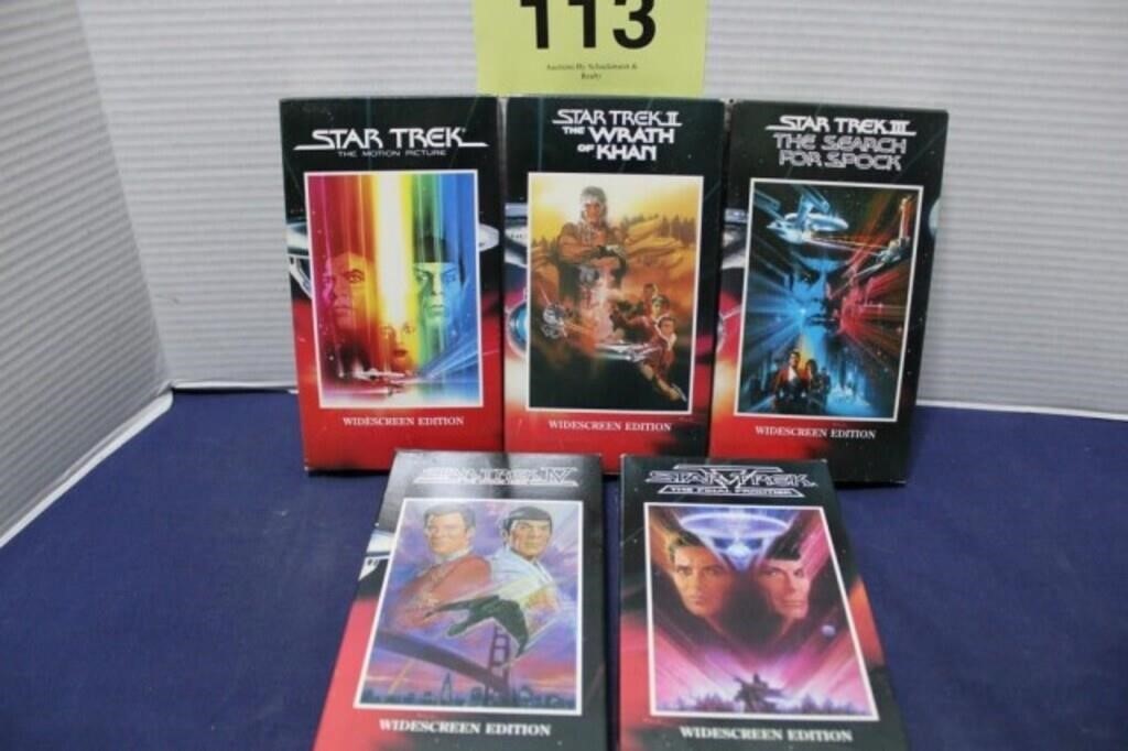 VHS STAR WARS MOVIES 1, 2, 3, 4, 5