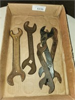 5 Vintage Wrenches - Rock Island, 3 John Deere &