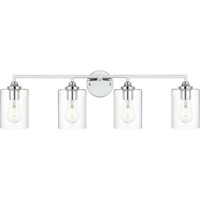 Mayson 4 Light 33" Chrome Bath Sconce Wall Light