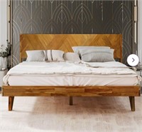 King Gazelle Solid Wood Bed Frame-NOTE