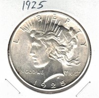 1925 Peace Silver Dollar