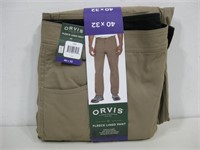 NWT Orvis Men's Fleece Lined Pants Sz 40x 32