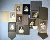 Vintage Baby Photograph Portraits with Covers