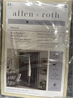 ALLEN ROTH ROD POCKET/TAB PANEL 2PK RETAIL $60