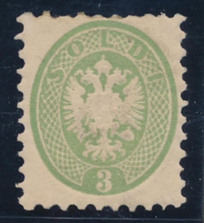 AUSTRIA LOMBARDY #21 MINT FINE H