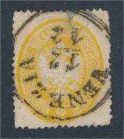 AUSTRIA LOMBARDY VENETIA #15 USED FINE-VF