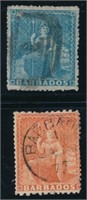 BARBADOS #2a & #31 USED AVE