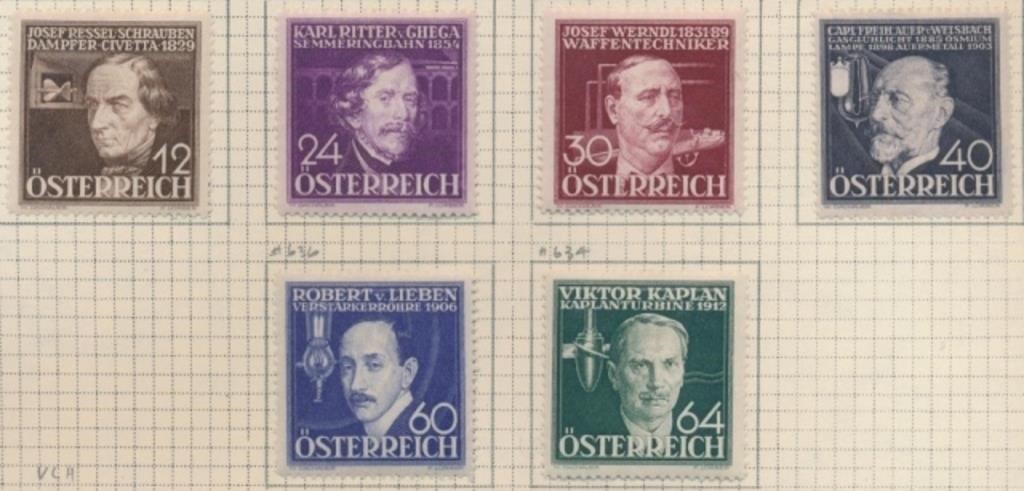 AUSTRIA #B146//B276 MINT/USED FINE-VF H