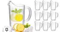 $23 Mifoci 6 Pack 48oz Acrylic Pitcher Carafe