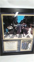 The Beatles Abbey Road Framed Album Info