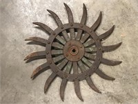Iron Rotary Hoe / Cultivator  Wheel