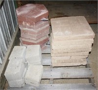 Assorted landscape bricks