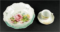 Vintage Set Of 3 German Dish / Tea Cup / Saucer