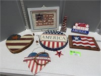 Wall hangings and patriotic décor