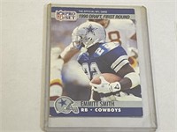 1990 Emmitt Smith Pro Set Rookie Football Card