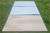 (2) Panolam FRP Sheets & (1) Birch Plywood Sheet