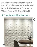 (33)  Art 3D Wall Tiles ( windmill design )