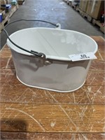 White Metal Pail