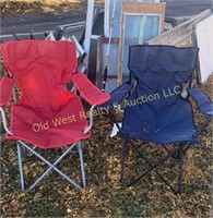 (2) Lawn Chairs & Cot